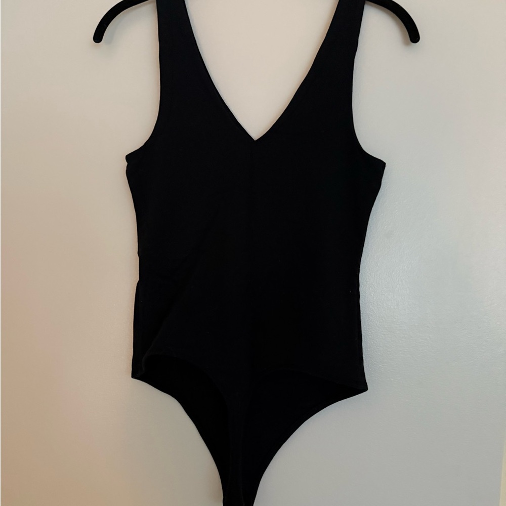 Abercrombie & Fitch Black Bodysuit Top